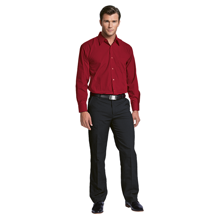 Basic Poly Cotton Lounge Long Sleeve Mens