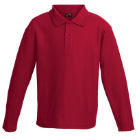 175g Pique Knit Long Sleeve Golfer Kiddies