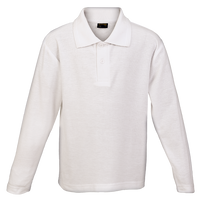 175g Pique Knit Long Sleeve Golfer Kiddies