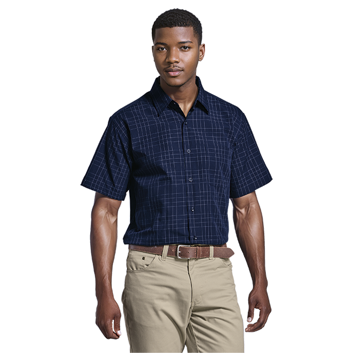 Hamilton Check Lounge Short Sleeve Mens